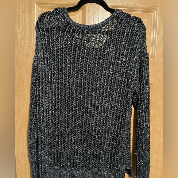 I Jeans by Buffalo Metallic Fisherman Knit Sweater - Picture 3 of 6